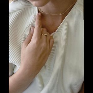 J. Hannah solid 14k god Clara chocker